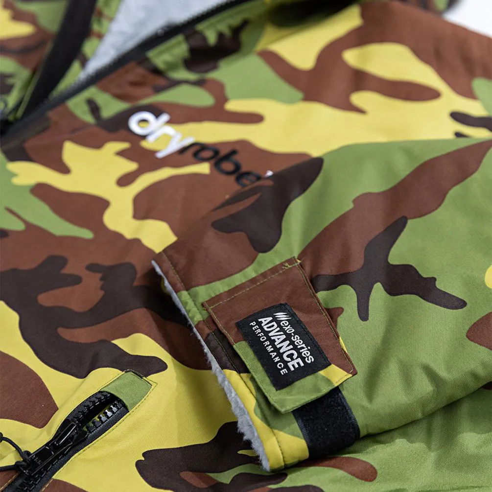 dryrobe Advance Long Sleeve Changing Robe - Camo / Grey Extra Image 3